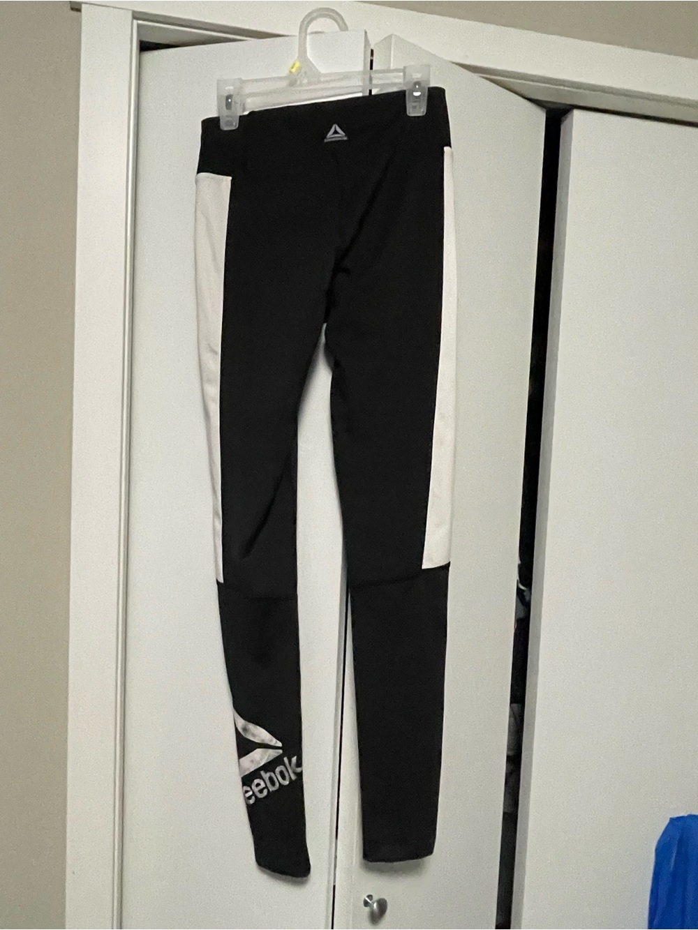 Reebok Black & White Athletic Leggings